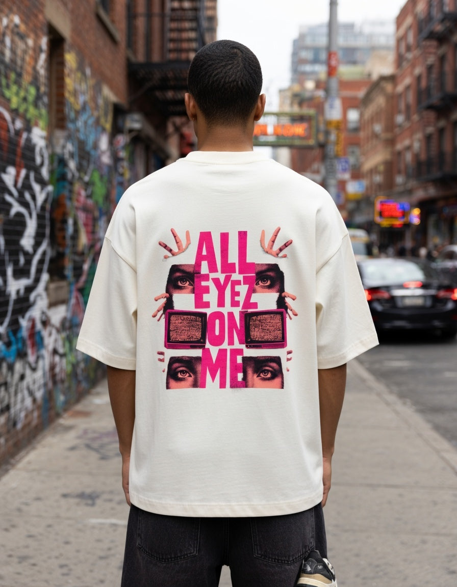All eyes on me Oversized Tee
