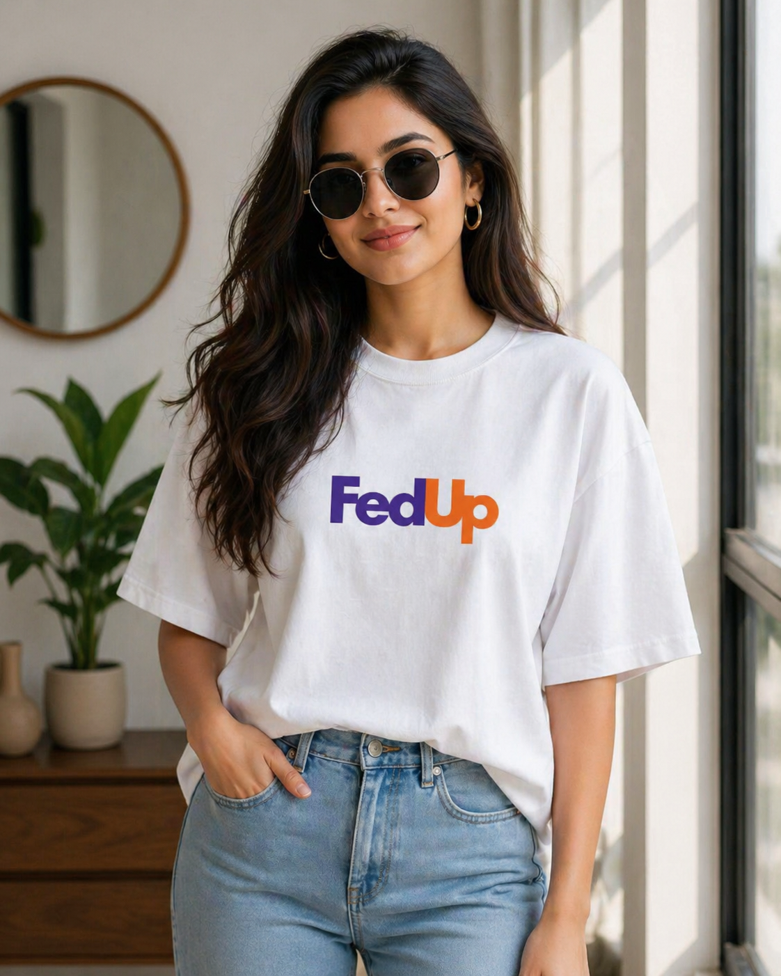FedUp Oversized Classic T-Shirt