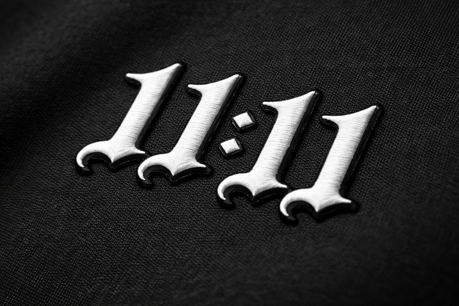 11:11 Embroidery Oversized T-Shirt