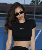 11:11 Embroidered Baby Tee