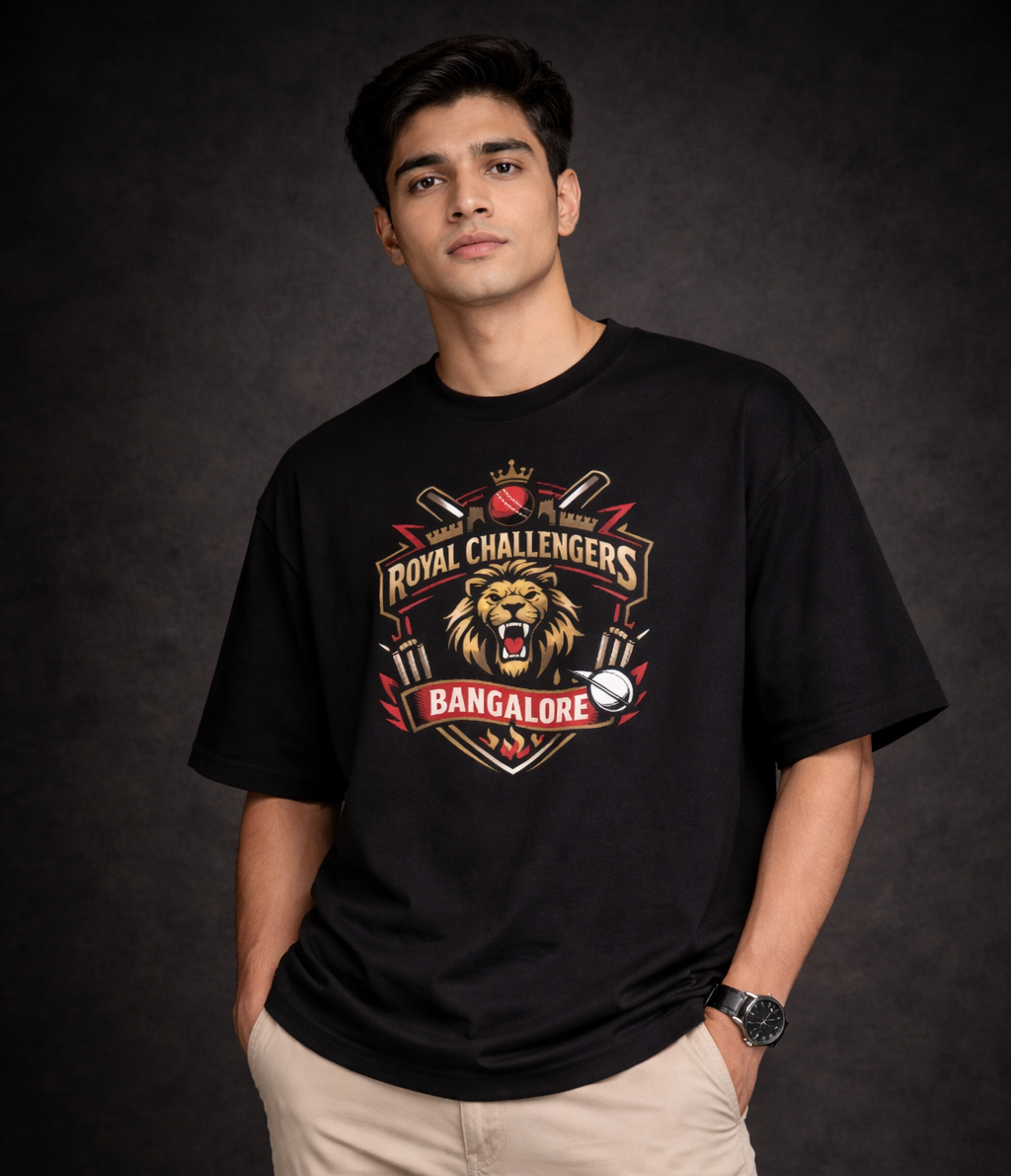 RCB Fan Unisex Oversized Classic T-Shirt