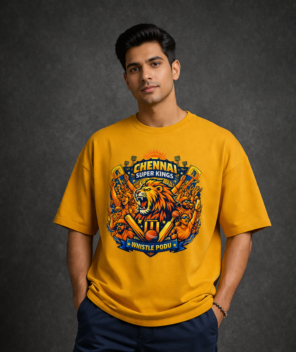CSK Fan Unisex Oversized Classic T-Shirt